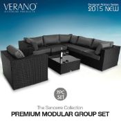 Verano® Sancerre Luxury Rattan Garden Furniture Outdoor Indoor Conservatory Patio Weave Wicker