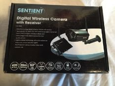 Sentient Digital Wireless Camera with Receiver__RRP £99.99_Latest technology digital wireless camera