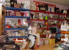 FULL CONTENTS OF SHOP. DO NOT MISS THIS LOT. THERE IS WELL OVER £15000 OF RETAIL STOCK HERE,