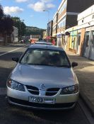 NISSAN ALMERA S, FIVE DOOR HATCHBACK 1.5, METALLIC SILVER.
66,100 MILES