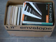 Large qty of music books and sheet music. Ex music shop stock