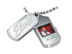 10 X COLLECTABLE ELVIS PRESLEY NECK WATCHES WITH A DOG TAG AND CHAIN MAY REQUIRE NEW BATTERY RRP £