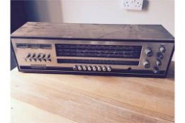 1 lot of 4 items - Telefunken Radio, Dynatron Turntable, Corner Wall Cabinet, Regency TV Cabinet