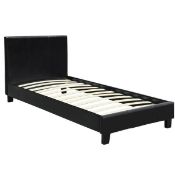 4x SINGLE 3' PU BED BROWN