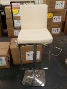 4x PARIS BAR STOOL BROWN (image for illustration purposes only)