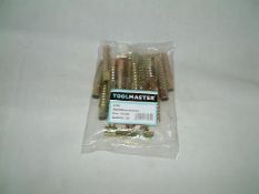 1x Pallet (840 packs / 20 per pack). Toolmaster Block Anchor X190. Steel Expansion Plugs. M10 X