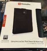 XtremeMac Genuine leather Thin sleeve for New Ipad - RRP £29.99_ Customer return_Unchecked. NO VAT
