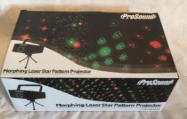 ProSound Lighting Red & Green Laser Effect-
Projects a rotating red and green laser tunnel