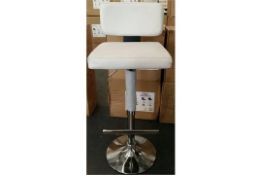 4x MILAN BAR STOOL PURPLE (Cream chair used for illustration only)