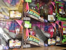 6 X MONSTERS ALIENS AS NEW RRP £22.99 EACH Can post at the cost of £12.00 FULLY INSURED AND TRACKED.