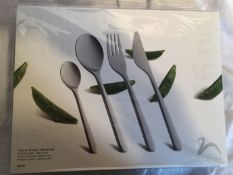 BRAND NEW Nuance Nomi 16pc Satin Matt Cutlery Set - RRP £99.99 The Nuance Nomi cutlery set was
