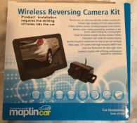 Wireless Reversing Camera Kit For Cars RRP £84.99__Reverse your car with ease with this wireless