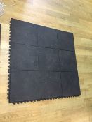 Rubber Gym Mats (9 mats per lot)

Interlocking heavy duty rubber mats specifically designed for