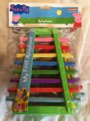 BRAND NEW JOBLOT6 X Peppa Pig Xylophone - Suitable for Children three and over
Great Party Bag/
