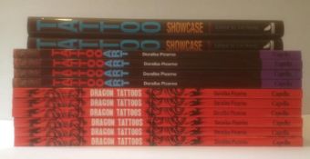 A collection of new Tattoo books featuring 6 x Dragon Tattoos/4 x Tattoo Art/2 x Tattoo Showcase (