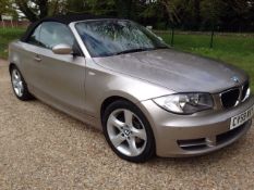 2009/59 BMW 1 Series 2.0TD 118d SE 2-Dr Convertible, Auto step tronic,  44,000 miles with service