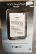 Nook Simple Touch GlowLight - Customer return_Boxed_Unchecked. NO VAT ON THIS ITEM__ DELIVERY ONLY
