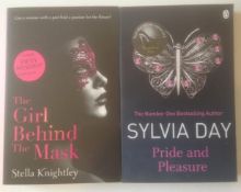 3 x The Girl Behind the Mask by Stella Knightley/5 x Pride and Pleasure by Sylvia Day (RRP £63.92)
