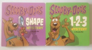 A lot of Scooby Doo board books comprising 6 x Scooby-Doo's Shape Mystery/6 x Scooby Doo's 123