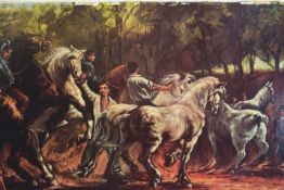 A very collectable oleo-graph by Spanish (Madrid) artist Fernando Bellver