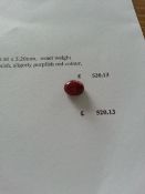 Natural ruby, exact weight 3.65 ct