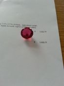 Natural pink topaz, approximate weight of 10.17 ct