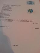 Natural aquamarine, approximate weight of 16.24ct
