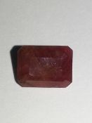Natural ruby approximate weight of 2.02 ct