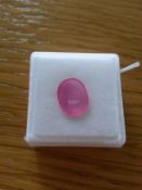 Natural red Mozambique ruby 2.84 ct for fancy ring, oval cut