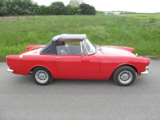 1965 Red Sunbeam Alpine MK4 Gt Overdrive it says on the chassis plate GT
