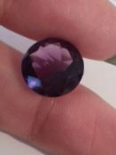 Natural loose amethyst weight of 5.98 ct eye clean