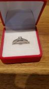 STUNNING PLATINUM 950 DIAMOND RING APPROX 0.50ct TOTAL DIAMOND WEIGHT