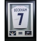 Signed  David Beckham England shirt. Comes with COA
