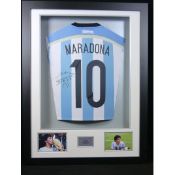 Signed  Maradonna Argentina shirt. Comes with COA.