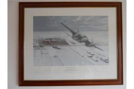 Historical WWII Operation Jericho The Jailbreakers Limited edition Print 324/850 By Gerald Coulson.