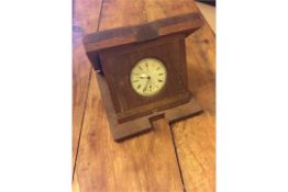 WWII Trench Work - Hand Carved Watch Case/Stand with Ingersoll Of London Watch