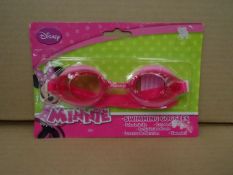 8 x Disney Minnie Mouse Swimming Goggles. Brand new and Packaged. RRP £11.99 Each, Total RRP