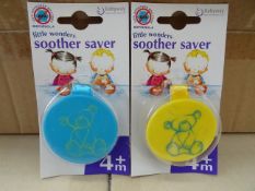 288 x Little Wonders Soother Savers. Suitable for ages 4 Months +. Brand new and Packaged. The