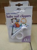 576 x Little Wonders Baby Nail Clippers. Suitable from newborn +. Brand new and Packaged, high