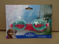 12 x Disney Frozen Swimming Goggles. Brand new and Packaged. RRP £11.99 Each, Total RRP Value £139.