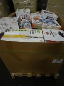 1 x Large Pallet Approx 4 foot high (R28) to contain a large quantity of various items: hair