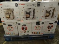 1 x Large Pallet (R35) to contain 22 x AEG Favola LM5100 Lavaza Amodo Mio. •Easily make espresso and