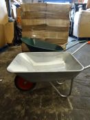 1 x Large Pallet to contain 8 x Various Boxed Wheel Barrows. May vary in colour and material (