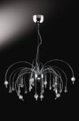 Mini Waterfall Chandelier – Brand New, Boxed. Very High Quality – RRP £475.00
8 Light Polished