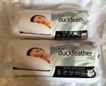2 X Laura Secret Luxury 100% Duck Feather Pillow Cotton Cover
RRP £19.99 Each- BRAND NEW
Super