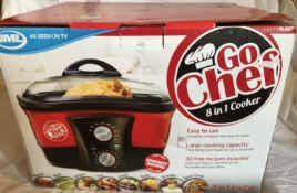 JML Go Chef 8 in 1 Non-Stick Multi Cooker - Bake, Fry, Slow Cook, Steam, Boil, Roast and More
RRP £