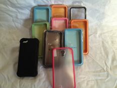 JOBLOT 10 X BRAND NEW PHONE COVERS -  RRP £45+