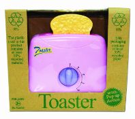 3 X Plastic Toy Toaster with Pop Up Action_ Boxed_ Item box size: 20.5 x 24 x 14.5 cm- BRAND NEW