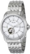 Bulova Men's 96A100 Automatic Self-Winding Mechanical Exhibition Caseback Bracelet Watch – BRAND