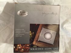 Kent  Collection SOLAR DECK LIGHTS - 10 in a pack - RRP £29.99 EACH Customer
